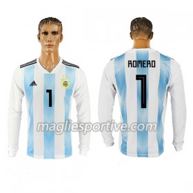 Completo Calcio Argentina Romero 1 Divisa Prima Mondiali 2018 ML